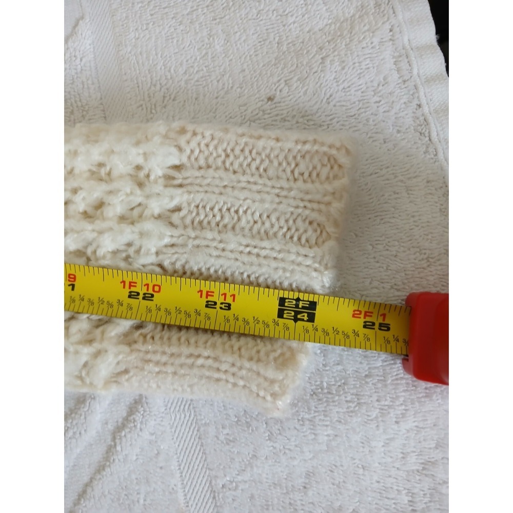 Rue 21 Women's Sweater‎ Size XL Beige Tan Stripes Long Sleeve Round Neck - Picture 15 of 16
